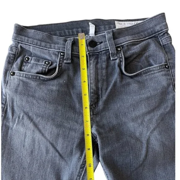 Rag & Bone women's Skinny 9 Inch skinny jeans pants size 26 - Picture 5 of 10